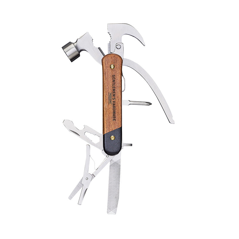 8-i-1 Smart Campinghammer & Multiværktøj - Lommeværktøj fra Gentlemen's Hardware hos The Prince Webshop