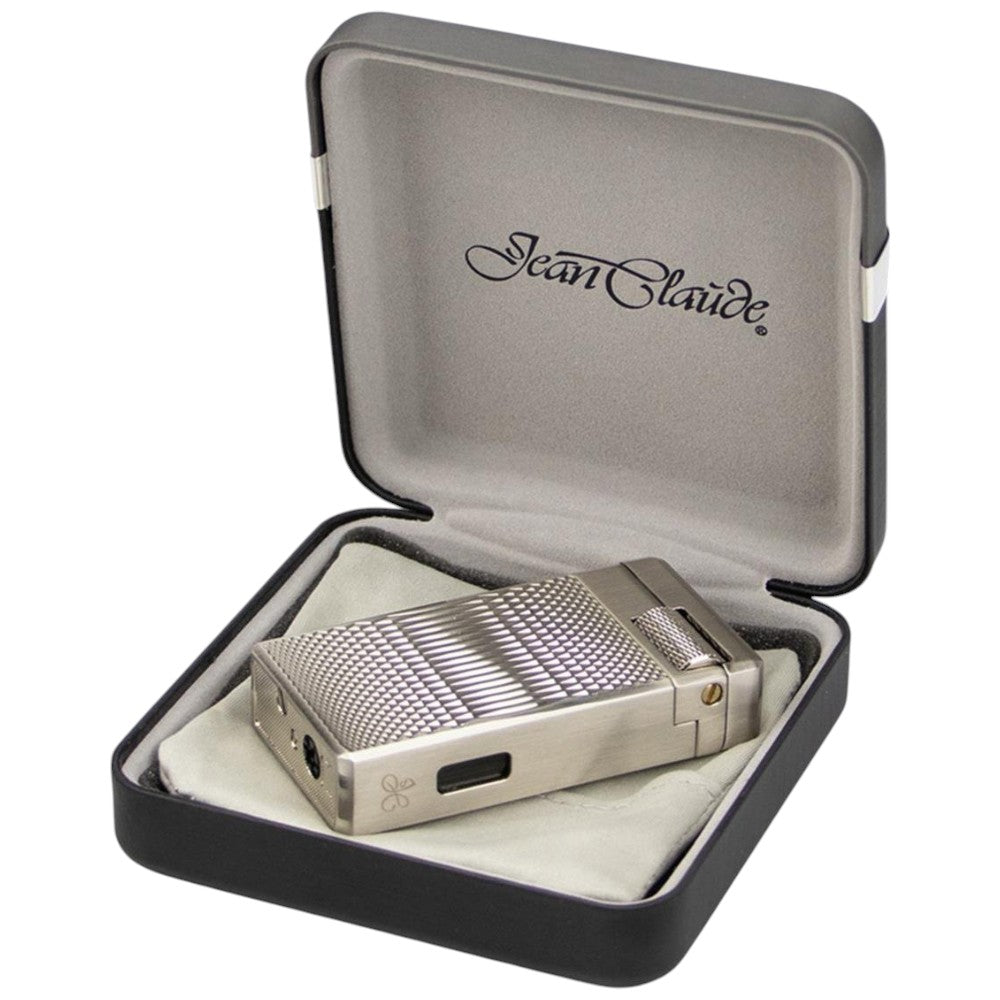 Jean Claude "Jerome" Dual Flame Flint Lighter Silver