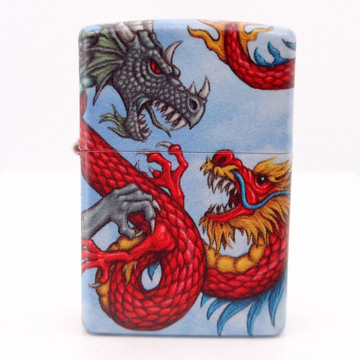 Zippo Premium Lighter 540° Fighting Dragons - Zippo Lighter fra Zippo hos The Prince Webshop