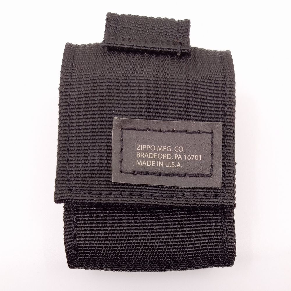 Zippo Molle Pouch OD Black + Black Crackle Lighter - Gift Idea from Zippo at The Prince Webshop