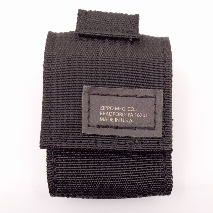 Zippo Molle Pouch OD Black + Black Crackle Lighter - Gift Idea from Zippo at The Prince Webshop