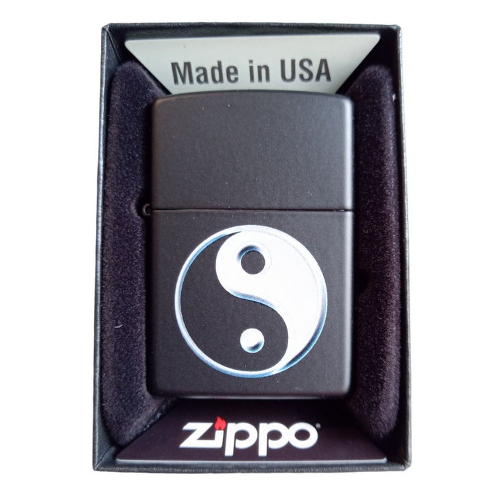 Zippo Lighter Matt Black - Yin Yang - Zippo Lighter from Zippo at The Prince Webshop