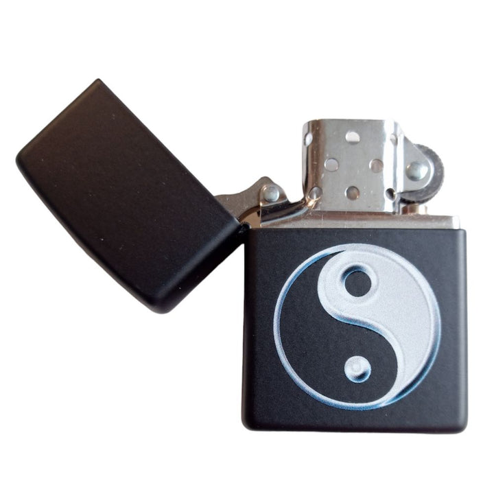 Zippo Lighter Matt Black - Yin Yang - Zippo Lighter from Zippo at The Prince Webshop