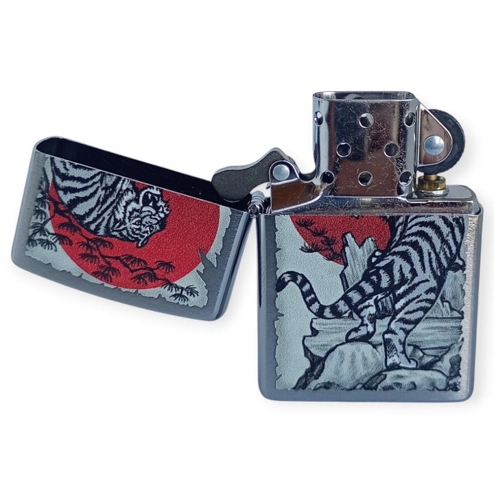 Zippo 60004590 Japan Tiger Lighter - Zippo Lighter fra Zippo hos The Prince Webshop