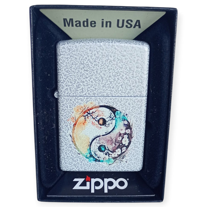 Zippo 60007228 Zippo Watercolor Yin Yang Lighter, - Zippo Lighter fra Zippo hos The Prince Webshop