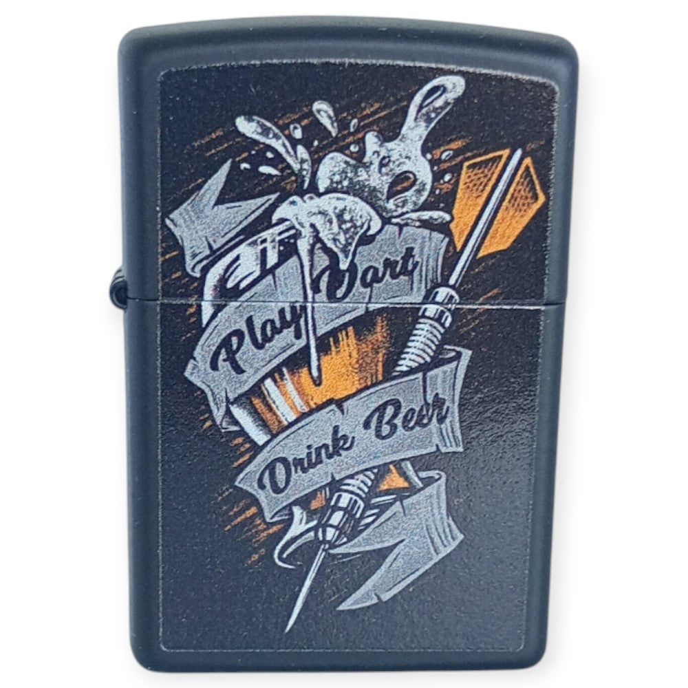 Zippo 60006765 Darts Design Lighter - Zippo Lighter fra Zippo hos The Prince Webshop