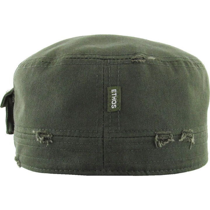 Ethos Army Cadet Cap in 100% Cotton Distressed - 4 COLORS - Army Cap from Ethos at The Prince Webshop