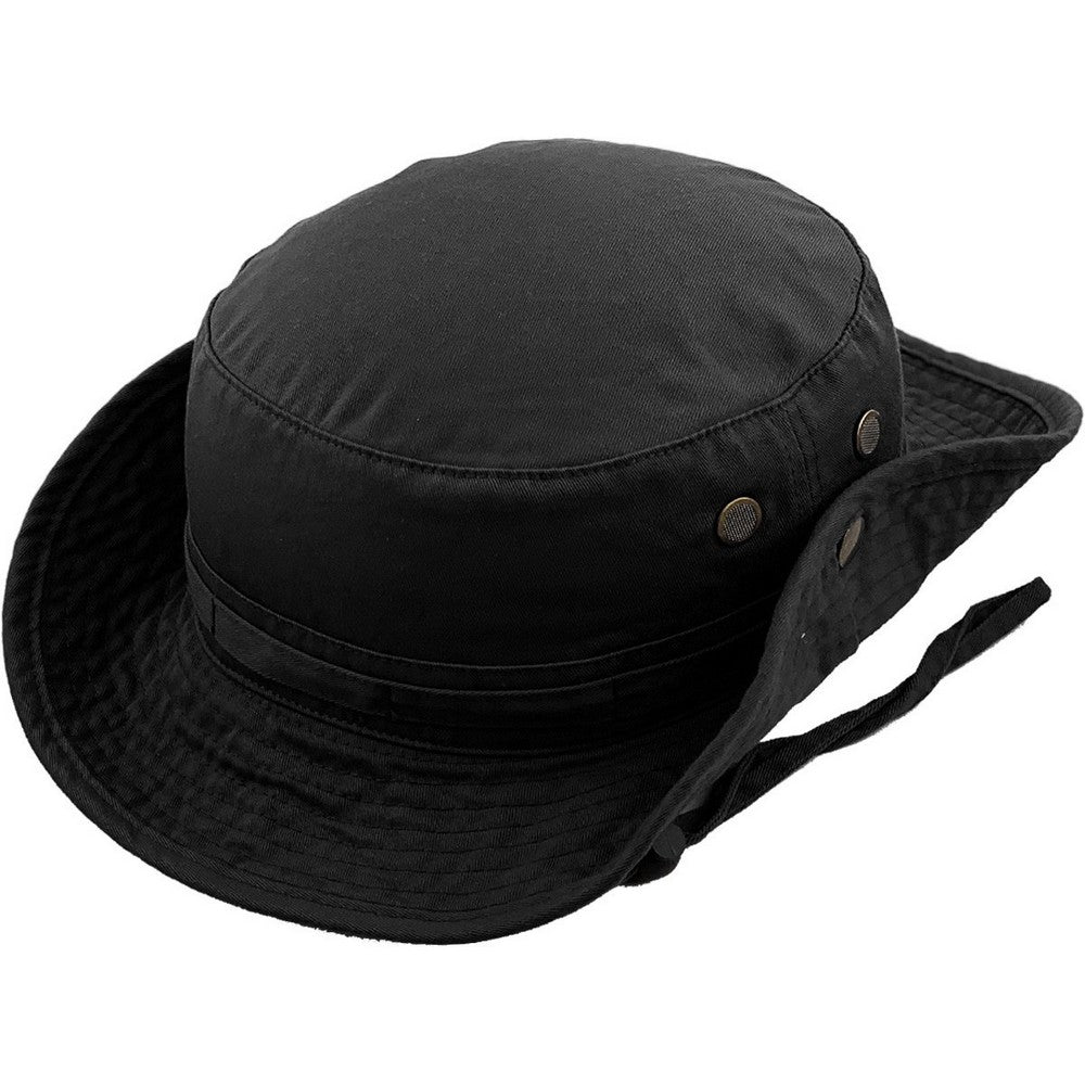 Ethos Boonie Safari Hat Sort - Bucket Hat fra Ethos hos The Prince Webshop