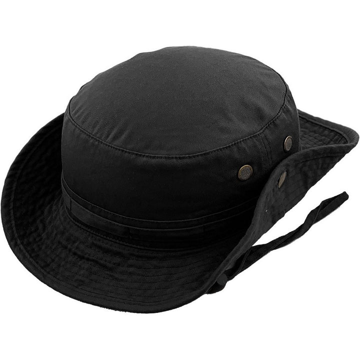 Ethos Boonie Safari Hat Sort - Bucket Hat fra Ethos hos The Prince Webshop