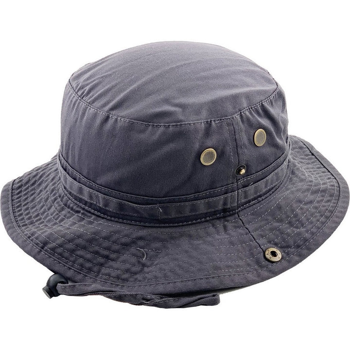 Ethos Boonie Safari Hat Mørkegrå - Bucket Hat fra Ethos hos The Prince Webshop