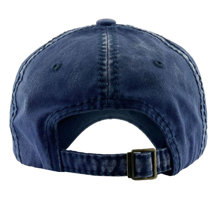 WOMEN WANT ME FISH FEAR ME VINTAGE BALLCAP - NAVY - Baseball Cap from Ethos at The Prince Webshop