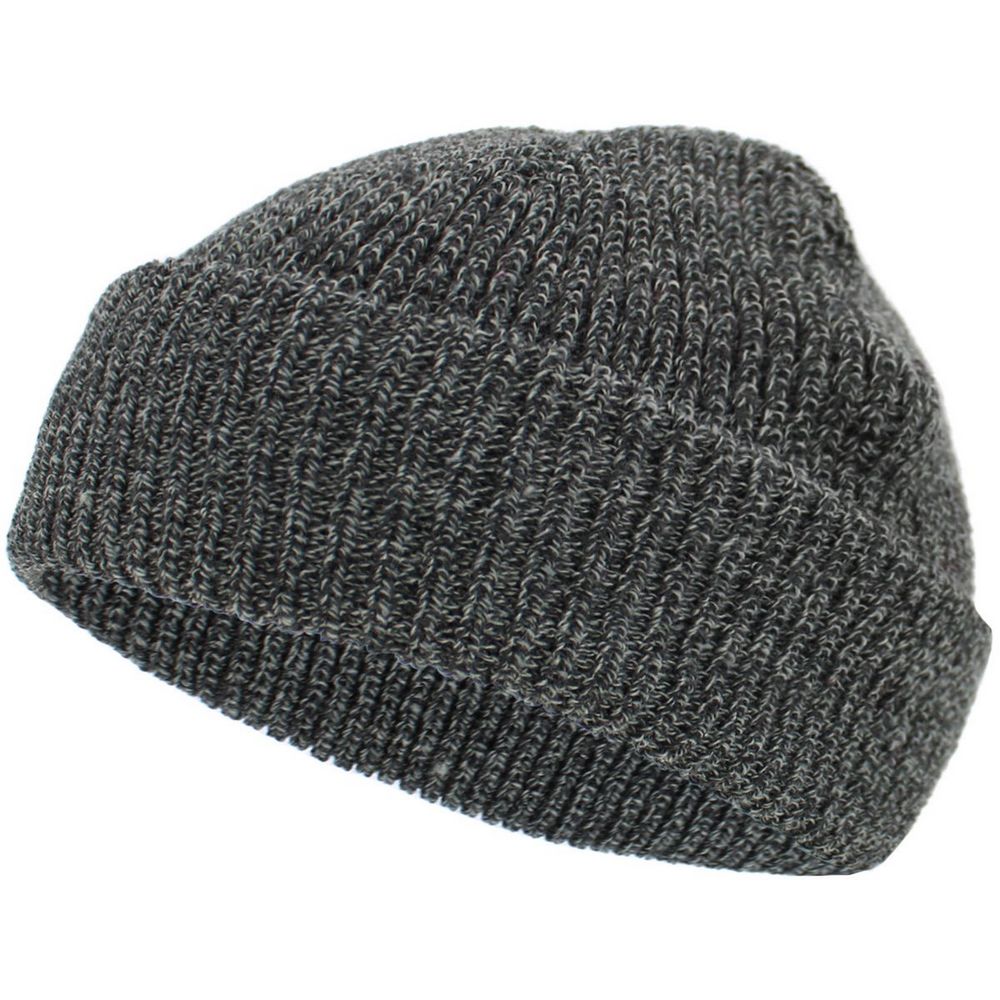 Ethos FISHERMAN BEANIE - GRÅ-MIX acryl hue i klassisk fisker stil - Hue fra Ethos hos The Prince Webshop