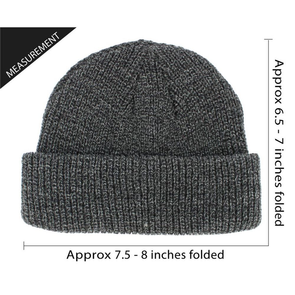 Ethos FISHERMAN BEANIE - GRAY-MIX acrylic hat in classic fisherman style - Hat from Ethos at The Prince Webshop