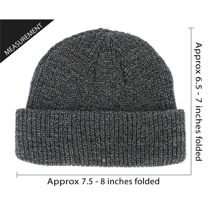 Ethos FISHERMAN BEANIE - GRAY-MIX acrylic hat in classic fisherman style - Hat from Ethos at The Prince Webshop