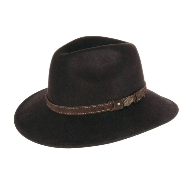 MJM Levi Brun Uld Traveller Hat - Waterproof & Crushable