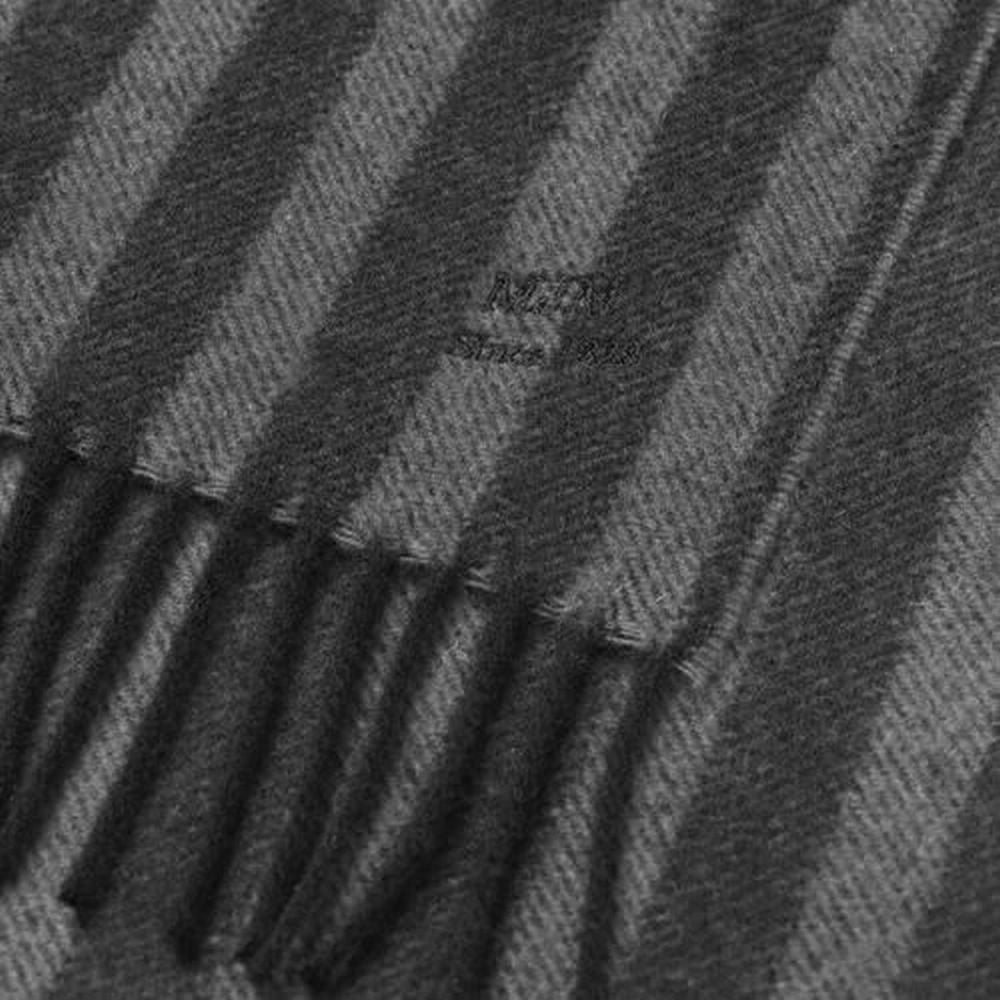 MJM Scarf Bryan Wool Grey/Navy - 100% Wool - Halstørklæde fra M.J. MICHAELSEN A/S hos The Prince Webshop