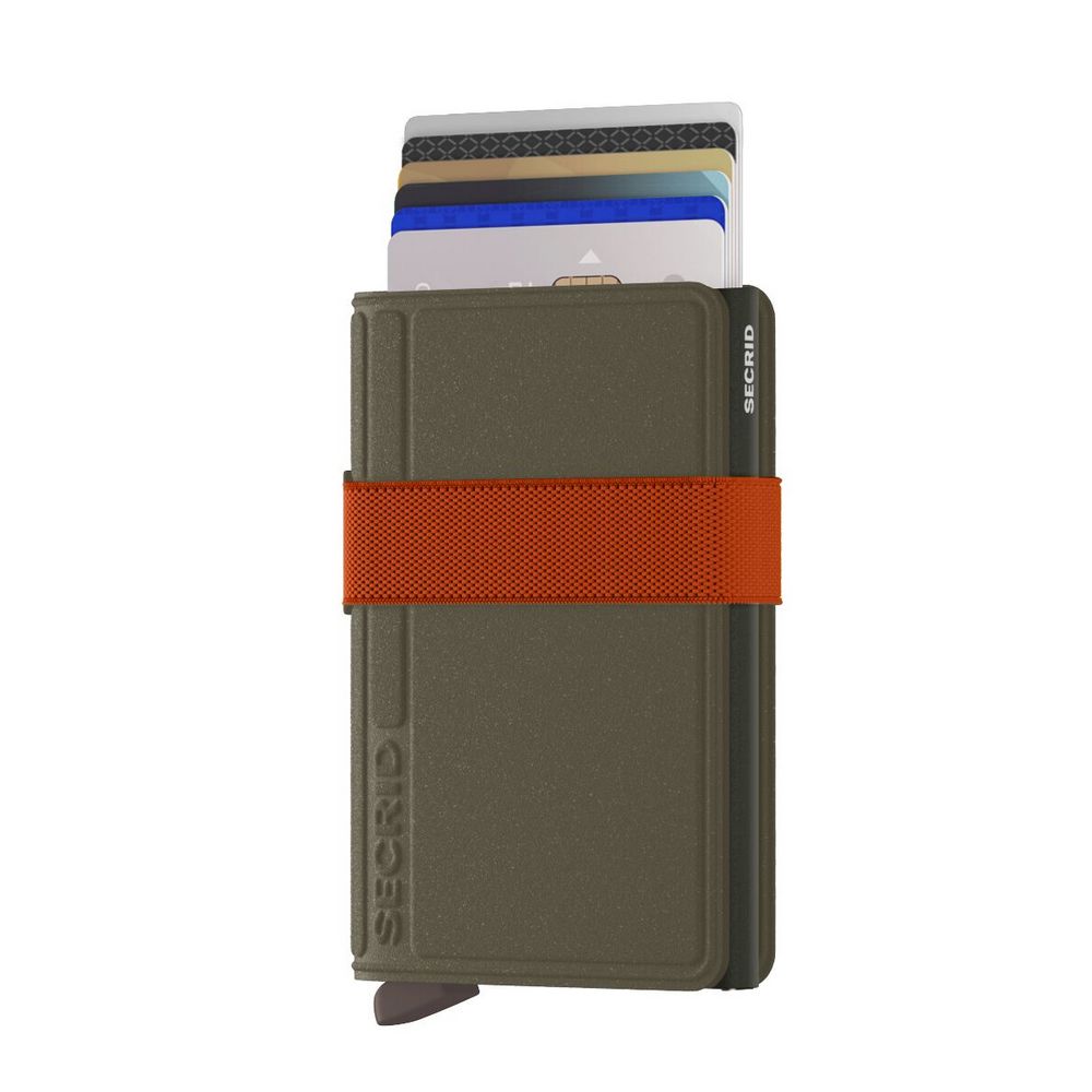 SECRID LIBA BANDWALLET - Green Orange - Card holder from SECRID at The Prince Webshop