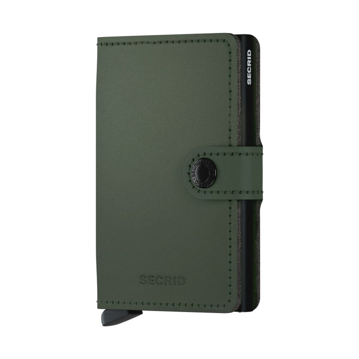 SECRID MINIWALLET MAT Green & Black - Card holder from SECRID at The Prince Webshop