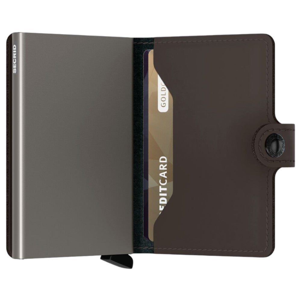 SECRID Miniwallet Matte Truffle - Card holder from SECRID at The Prince Webshop