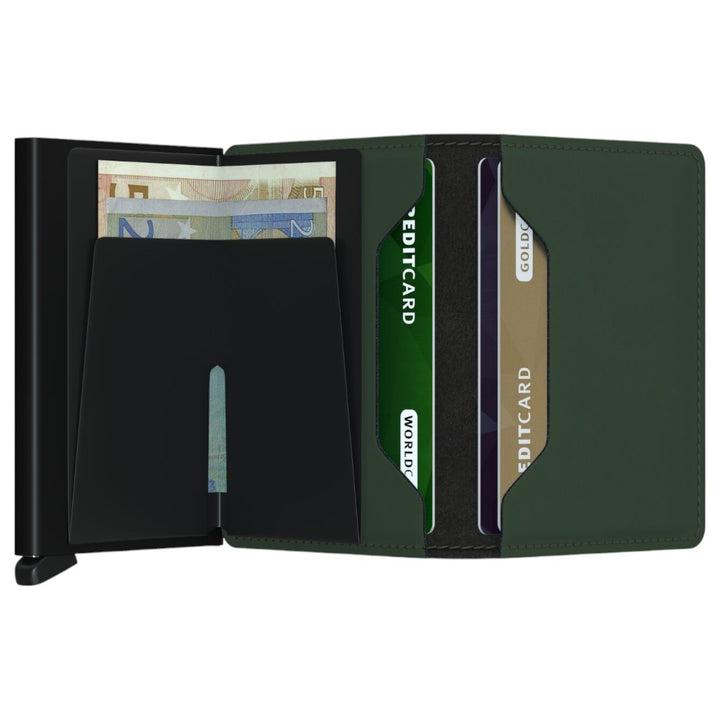 SECRID Slimwallet Matte Green & Black - Cardholder from SECRID at The Prince Webshop