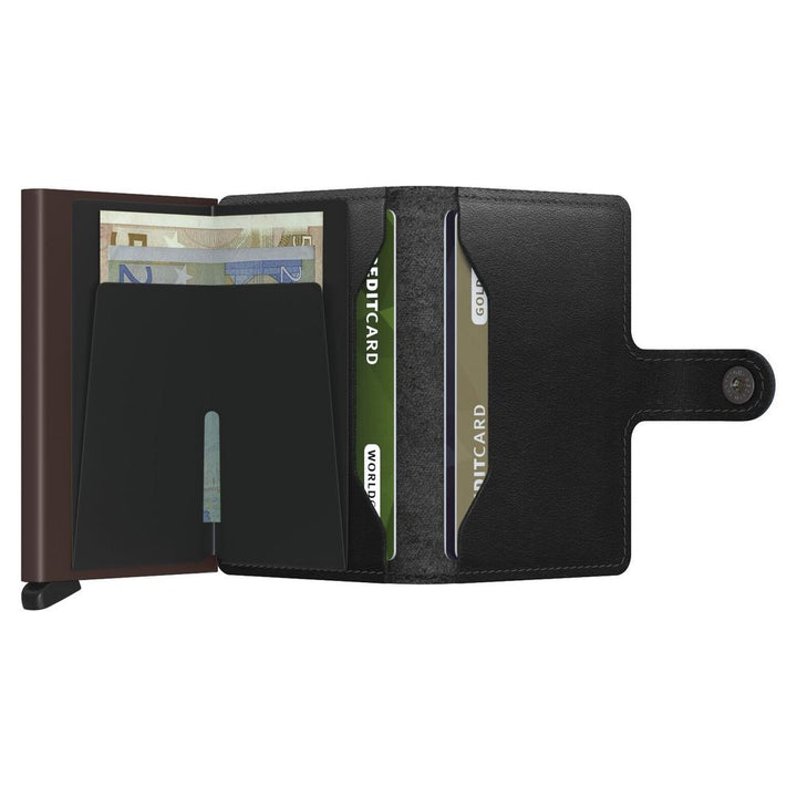 SECRID MINIWALLET Original Black & Brown - Card holder from SECRID at The Prince Webshop