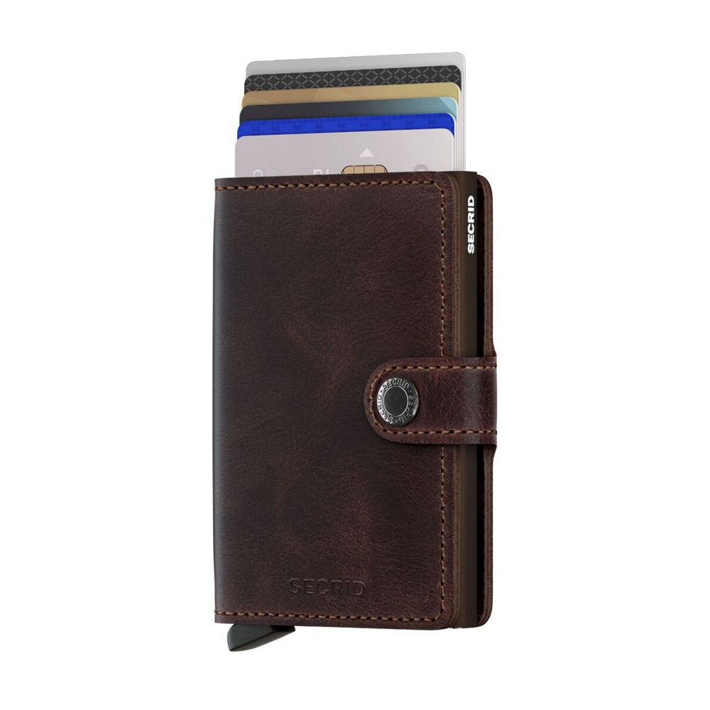 SECRID MINIWALLET Vintage Chocolate - Card holder from SECRID at The Prince Webshop