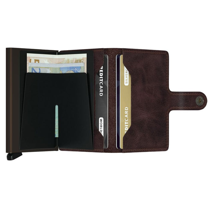 SECRID MINIWALLET Vintage Chocolate - Card holder from SECRID at The Prince Webshop