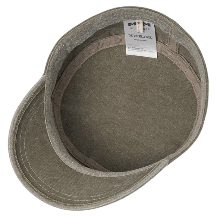 MJM CUBA Army Cap Dyed Cotton Twill - Green - Army Cap from MJM Hats at The Prince Webshop
