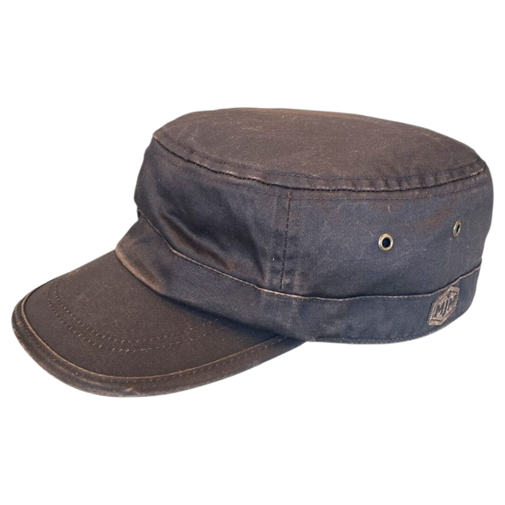 MJM Casual Army Cap - Brun Bomuld - Army Cap fra MJM Hats hos The Prince Webshop