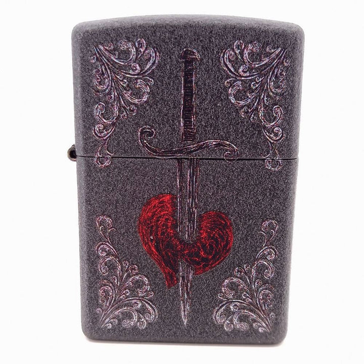 Zippo 60006605 Heart Dagger Tattoo Design - Zippo Lighter from Zippo at The Prince Webshop