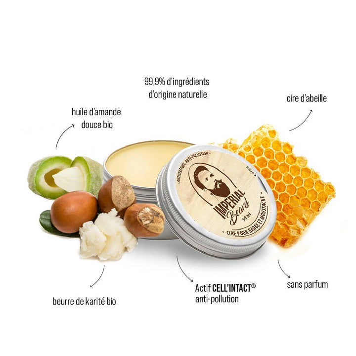 Imperial Beard Moisturizing Wax for Beard and Mustache - 50 ml - Beard Vax from Imperial Beard at The Prince Webshop