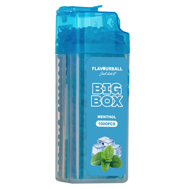1000 stk Menthol Flavour Balls Aroma Kugler i Big Box - Aroma Kugler fra FLAVOUR BALLS hos The Prince Webshop