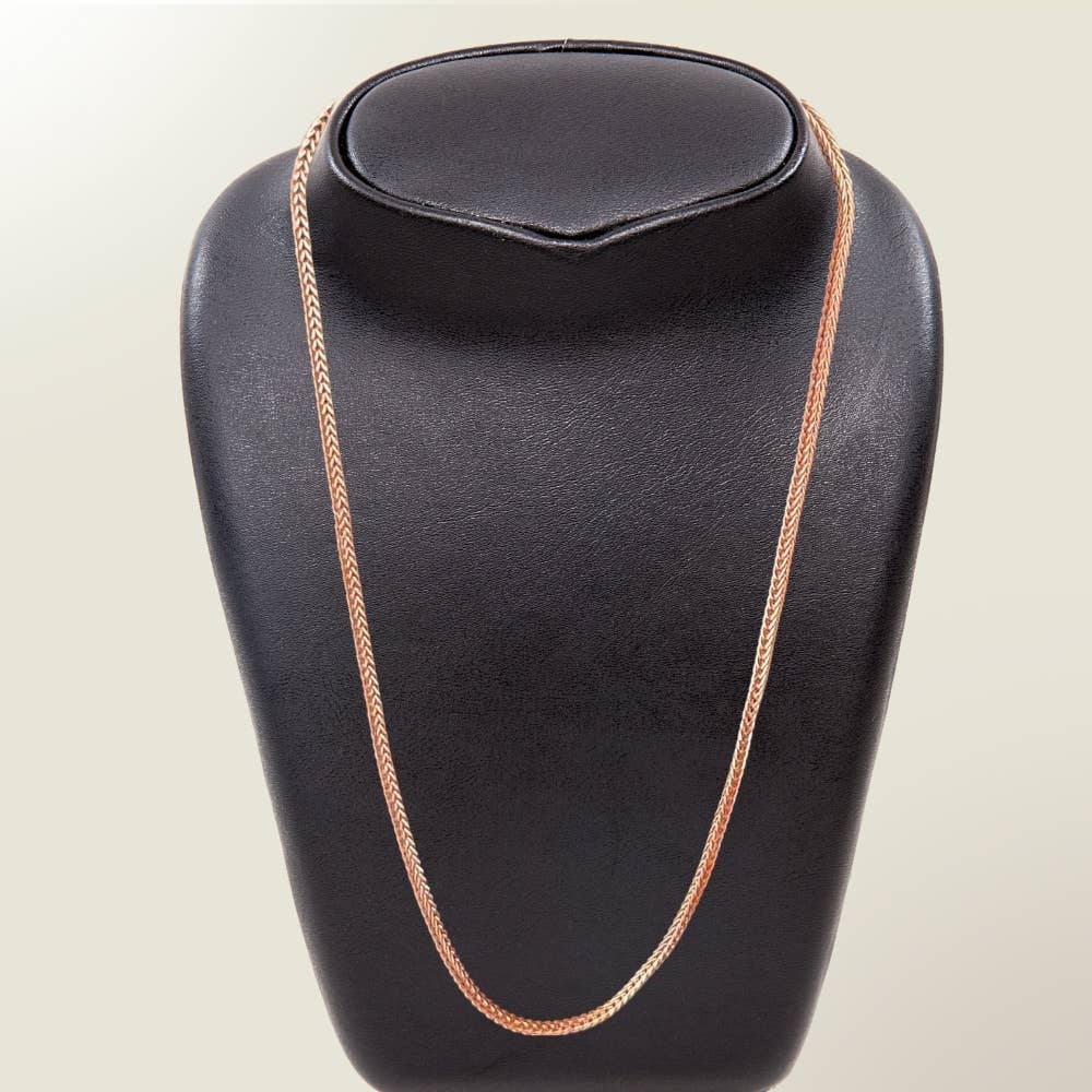 Halskæde med kobberled - 48 cm - 3 mm - Halskæde fra Ayurveda Specialist B.V. hos The Prince Webshop