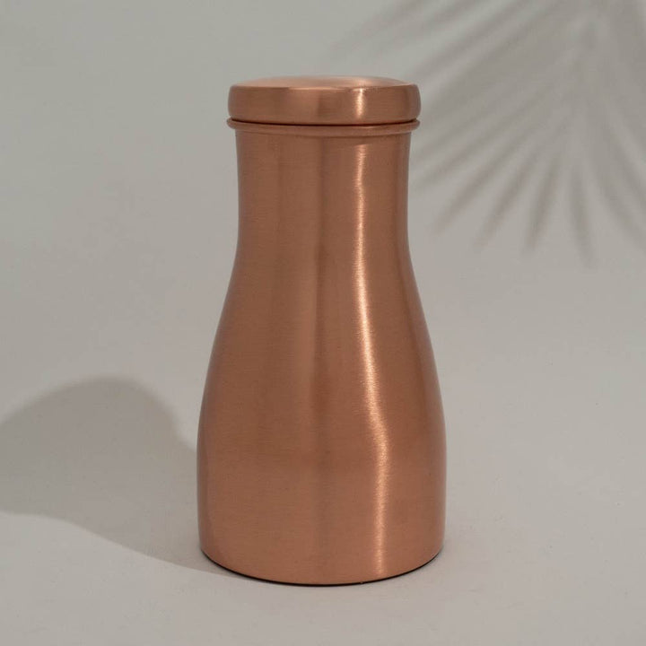 Ren kobberkaraffel poleret med låg ± 950 ml kande - Bartender Gear fra Ayurveda Specialist B.V. hos The Prince Webshop
