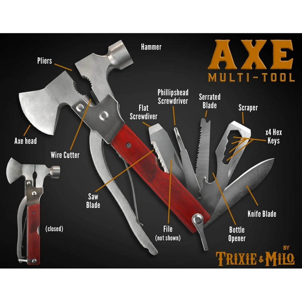 Trixie & Milo - Ax Multi-tool - Fun gift from Trixie & Milo at The Prince Webshop