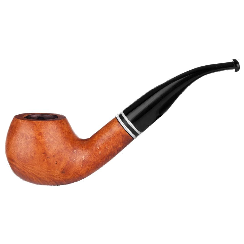 Angelo Capri Pibe - Lys,  Bøjet med Ring - Pibe fra Angelo hos The Prince Webshop