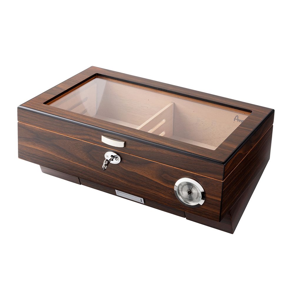 Angelo Gastro Cigar Humidor with Window, Lock and Drawer - Cigar Humidor from Angelo at The Prince Webshop