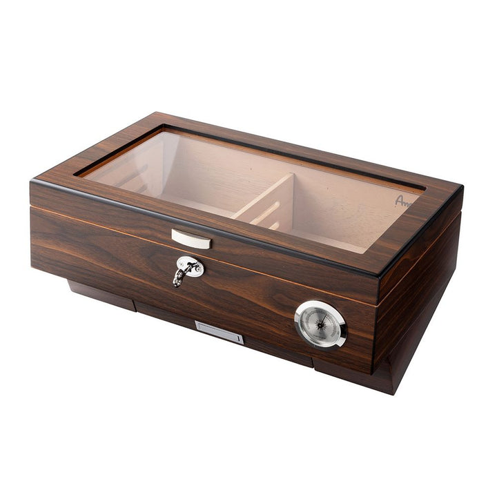 Angelo Gastro Cigar Humidor with Window, Lock and Drawer - Cigar Humidor from Angelo at The Prince Webshop