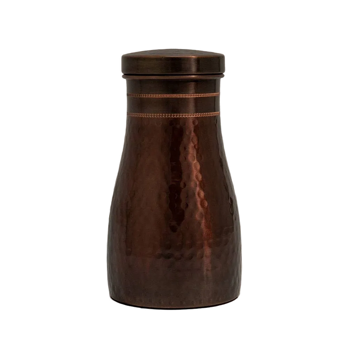 Ren kobberkaraffel hamret antik ± 950 ml – 315 gr - Bartender Gear fra Ayurveda Specialist B.V. hos The Prince Webshop