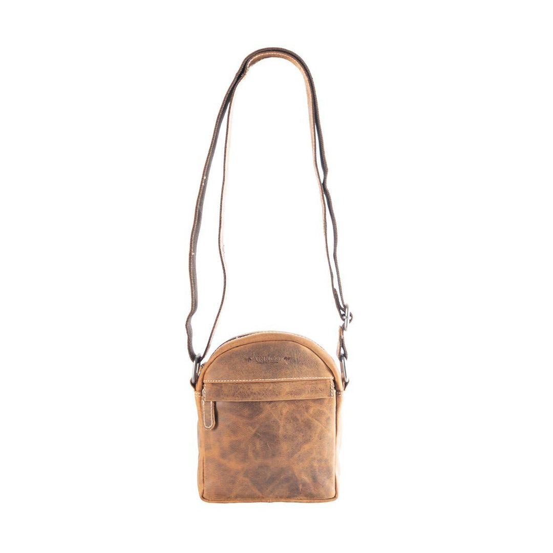 Arrigo Shoulder & Crossbody Bag - Buffalo Leather - Cognac - Bag from Arrigo at The Prince Webshop
