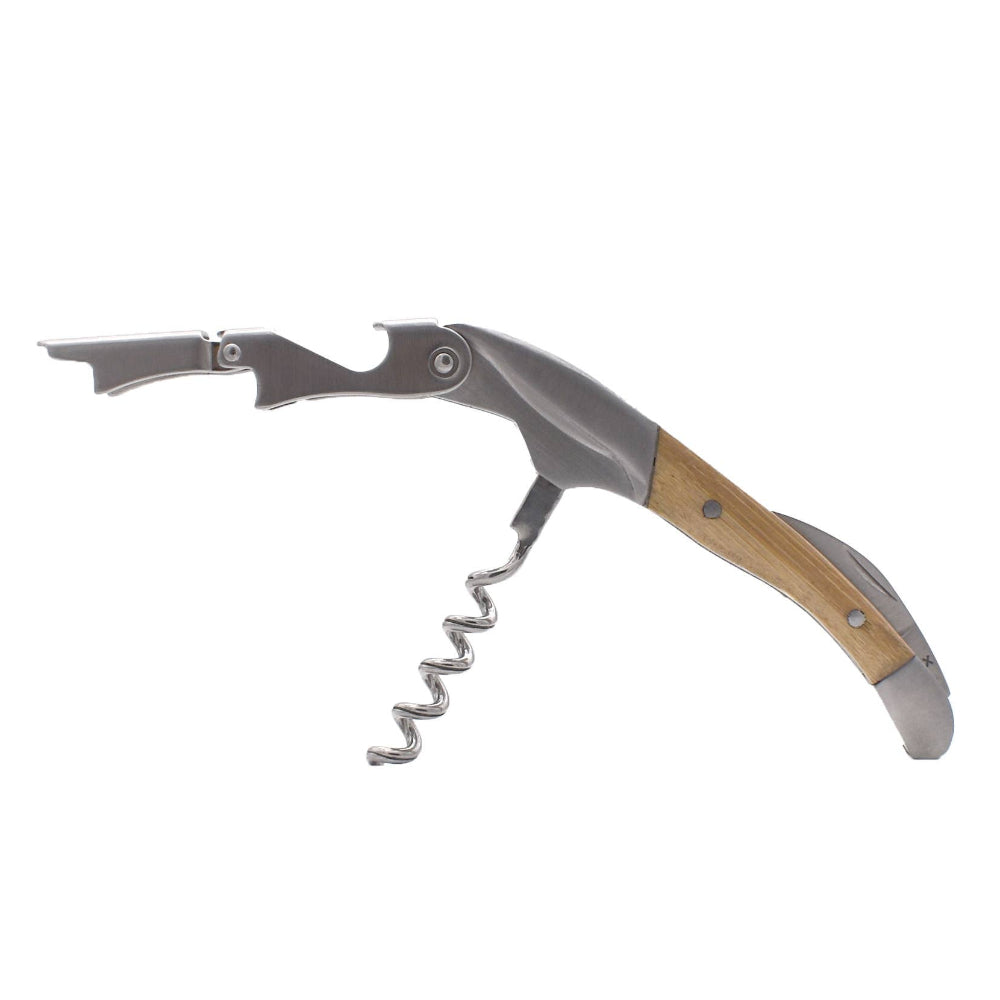 Laguiole Heritage Sommelier Proptrækker med Bambushåndtag - Proptrækker fra Laguiole by Polyflame hos The Prince Webshop