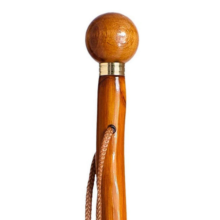 Walking / Strolling Stick of chestnut wood with ball handle - Walking stick from Segorbina BASTONES at The Prince Webshop