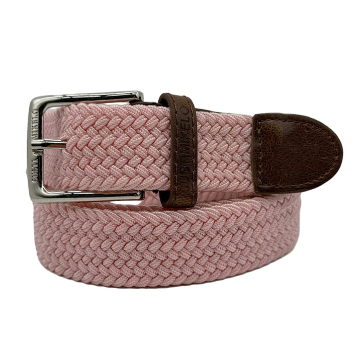 Custi Mikelo Braided Elastic Belt Dusty Pink | mod 1 - Belt from Custi Mikelo at The Prince Webshop