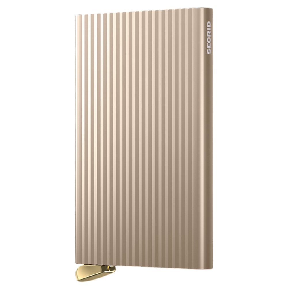 SECRID Premium Cardprotector Fluted Cashmere + - Kortholder fra SECRID hos The Prince Webshop