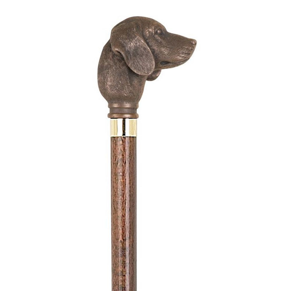 Unique Walking Stick in Brown Maple with Golden Retriever - Walking Stick from Charles Buyers & Co Ltd at The Prince Webshop