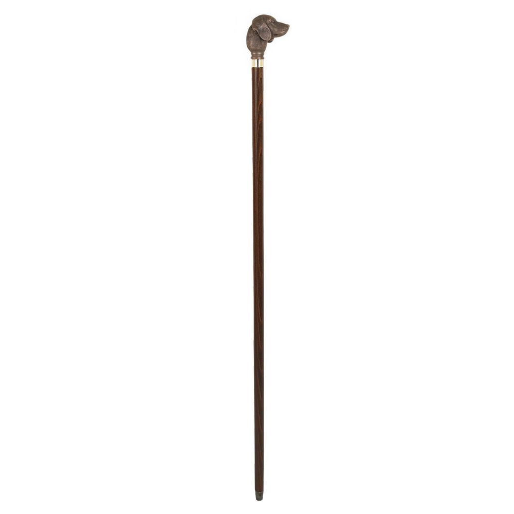 Unique Walking Stick in Brown Maple with Golden Retriever - Walking Stick from Charles Buyers & Co Ltd at The Prince Webshop