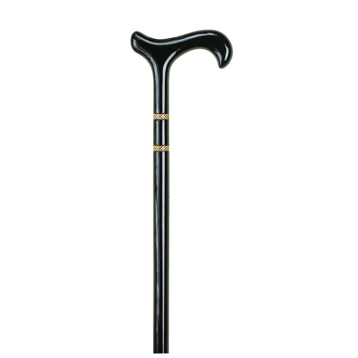 Elegant Spadserestok - Black Bijoux Derby Handle Dress Cane - Spaderestok fra Charles Buyers & Co Ltd hos The Prince Webshop