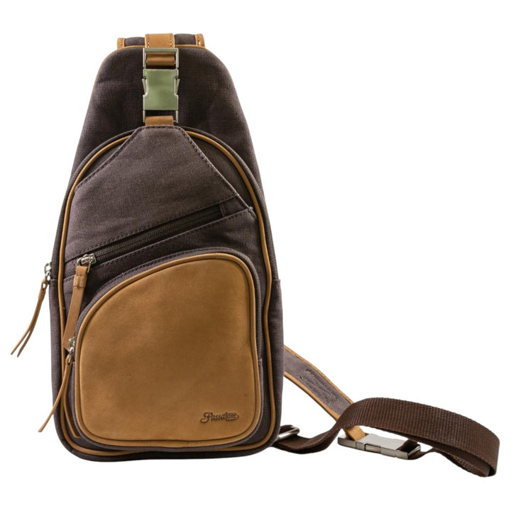 PASSATORE Pibe/Cigar Crossbody Taske i Kanvas - Pibe Tilbehør fra Passatore hos The Prince Webshop