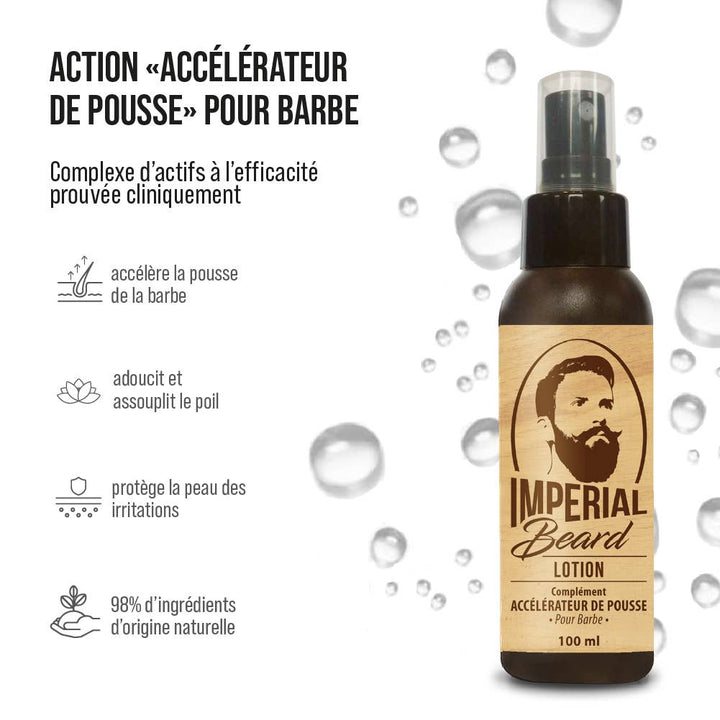 Imperial Beard Skæg Vækst Accelerator Lotion - 100 ml - Beard Lotion fra Imperial Beard hos The Prince Webshop