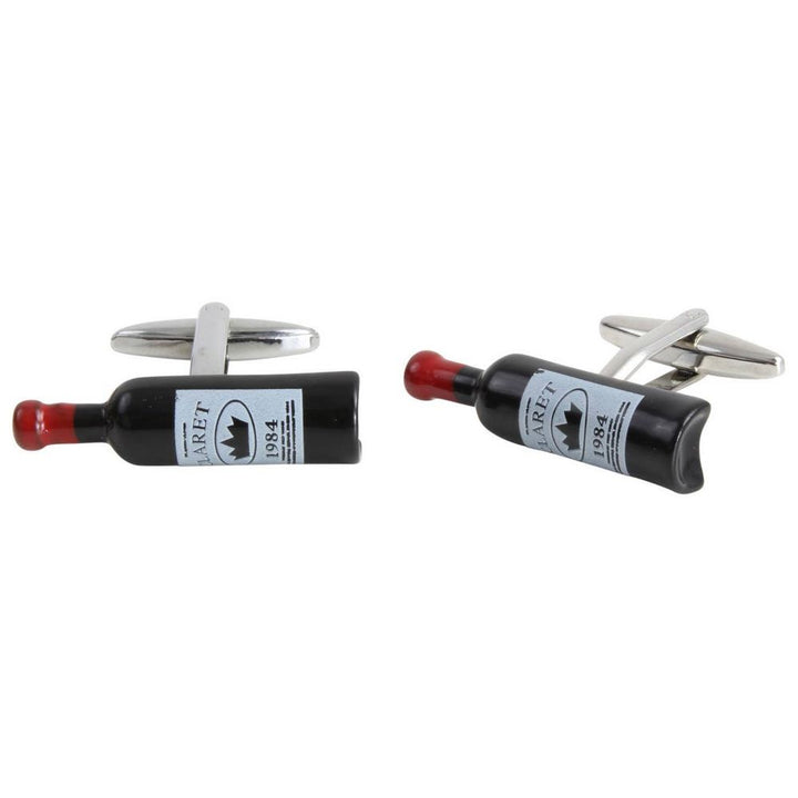 Red Wine Bottle Cufflinks - UK Cufflinks - Cufflinks from the David Aster Collection at The Prince Webshop